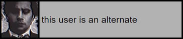 This user is an alternate
